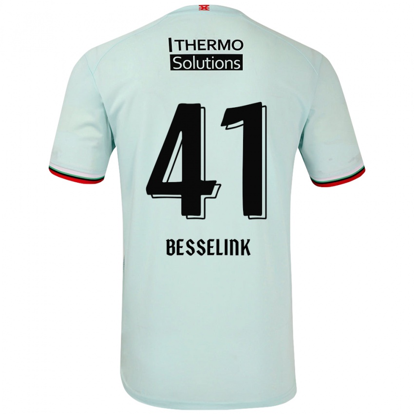 Kinder Gijs Besselink #41 Hellgrün Auswärtstrikot Trikot 2024/25 T-Shirt Österreich