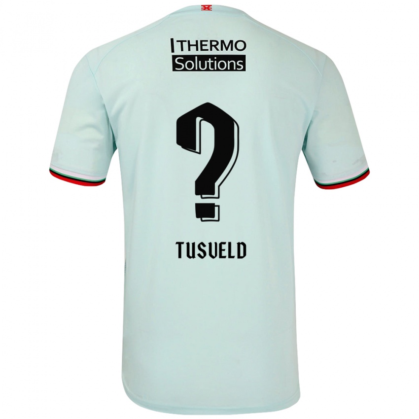 Kinder Tijn Tusveld #0 Hellgrün Auswärtstrikot Trikot 2024/25 T-Shirt Österreich