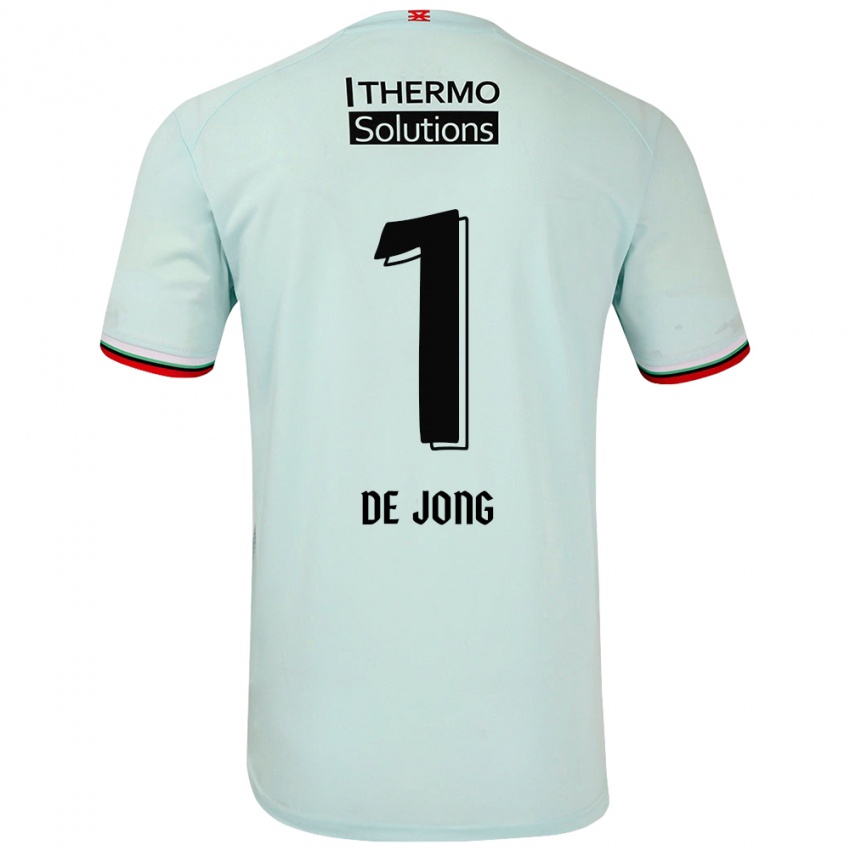 Kinder Daniëlle De Jong #1 Hellgrün Auswärtstrikot Trikot 2024/25 T-Shirt Österreich