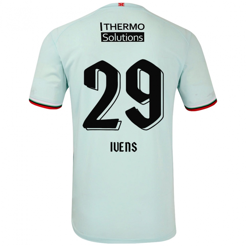 Kinder Rose Ivens #29 Hellgrün Auswärtstrikot Trikot 2024/25 T-Shirt Österreich