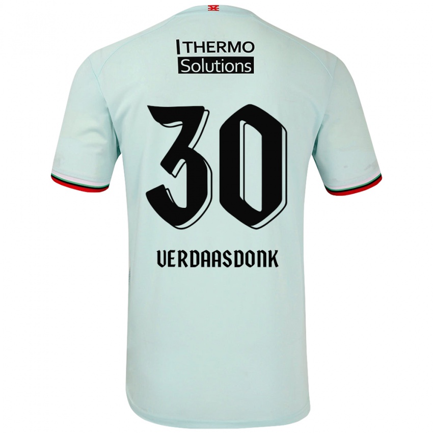 Kinder Suus Verdaasdonk #30 Hellgrün Auswärtstrikot Trikot 2024/25 T-Shirt Österreich