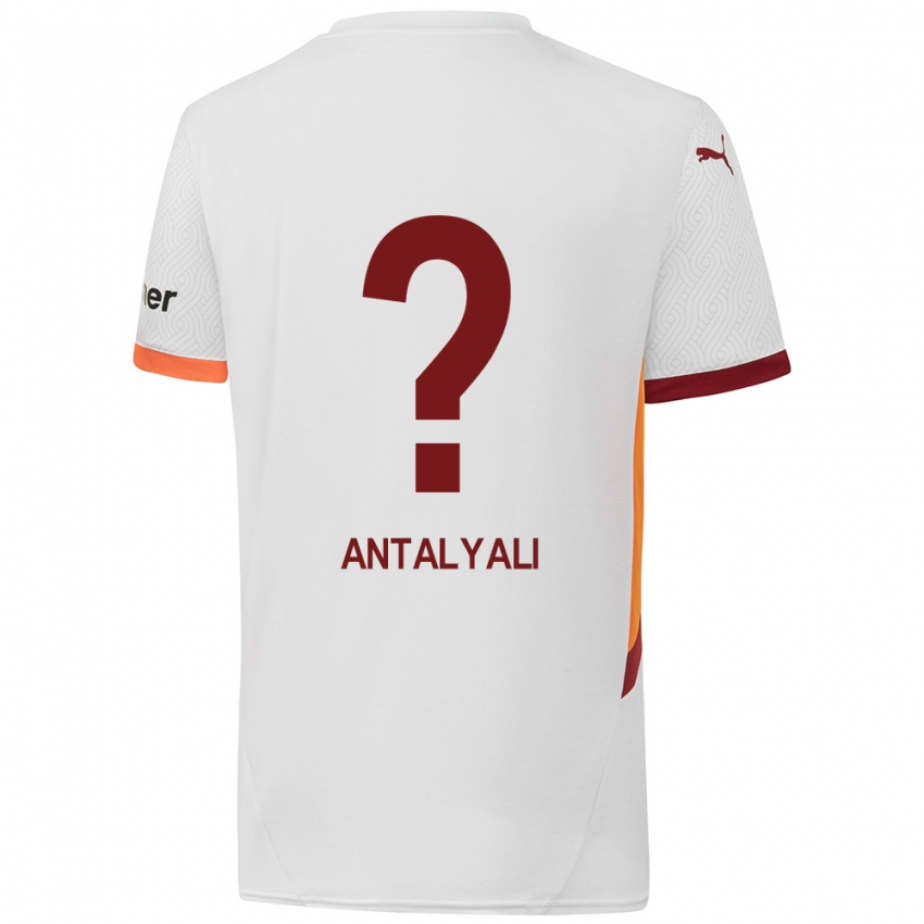 Kinder Taylan Antalyalı #0 Weiß Gelb Rot Auswärtstrikot Trikot 2024/25 T-Shirt Österreich