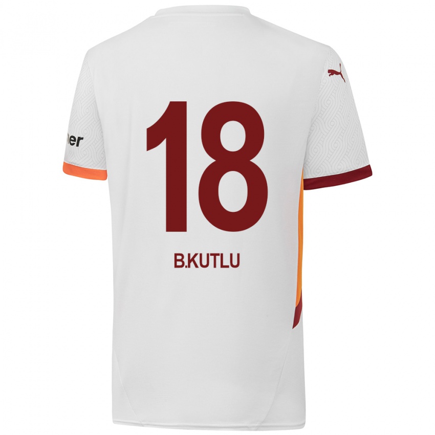 Kinder Berkan Kutlu #18 Weiß Gelb Rot Auswärtstrikot Trikot 2024/25 T-Shirt Österreich