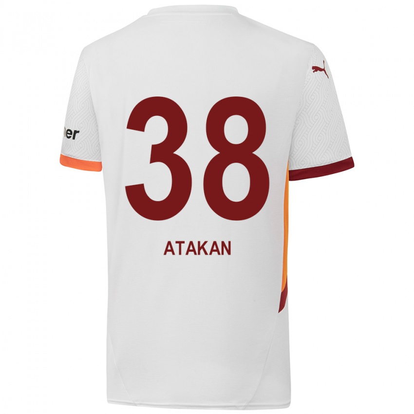 Kinder Atakan Ordu #38 Weiß Gelb Rot Auswärtstrikot Trikot 2024/25 T-Shirt Österreich