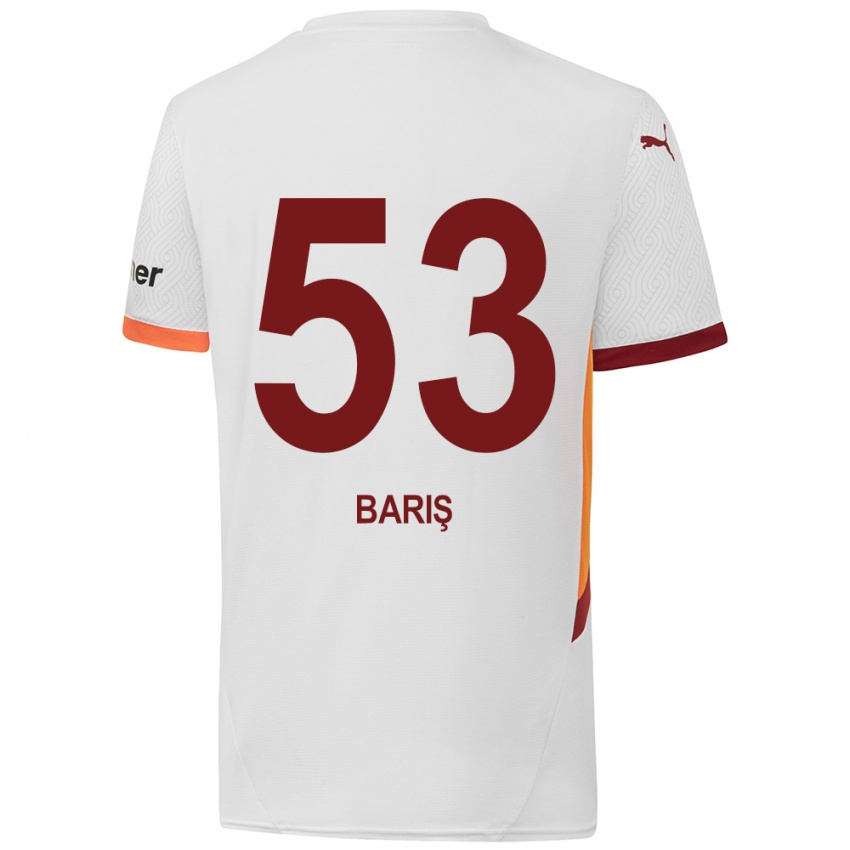 Kinder Barış Alper Yılmaz #53 Weiß Gelb Rot Auswärtstrikot Trikot 2024/25 T-Shirt Österreich