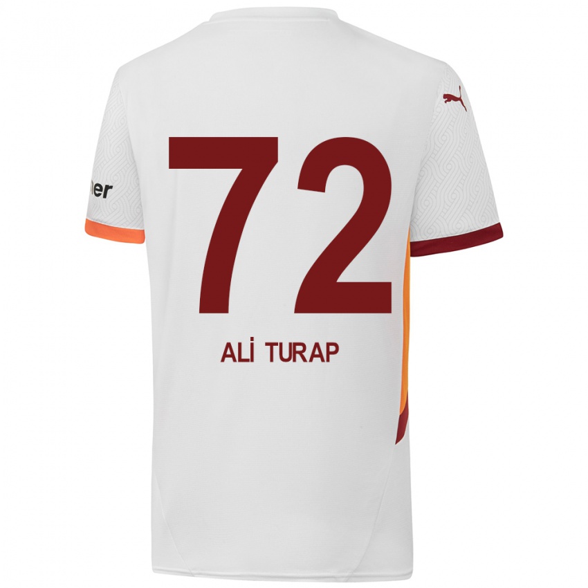 Kinder Ali Turap Bülbül #72 Weiß Gelb Rot Auswärtstrikot Trikot 2024/25 T-Shirt Österreich