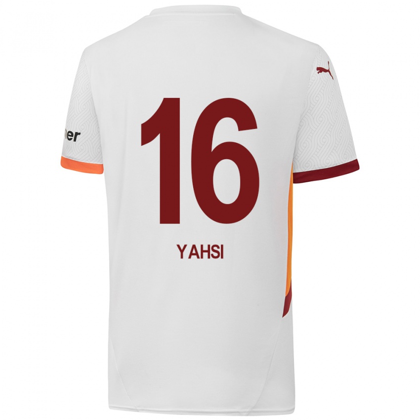 Kinder Ismail Yahsi #16 Weiß Gelb Rot Auswärtstrikot Trikot 2024/25 T-Shirt Österreich