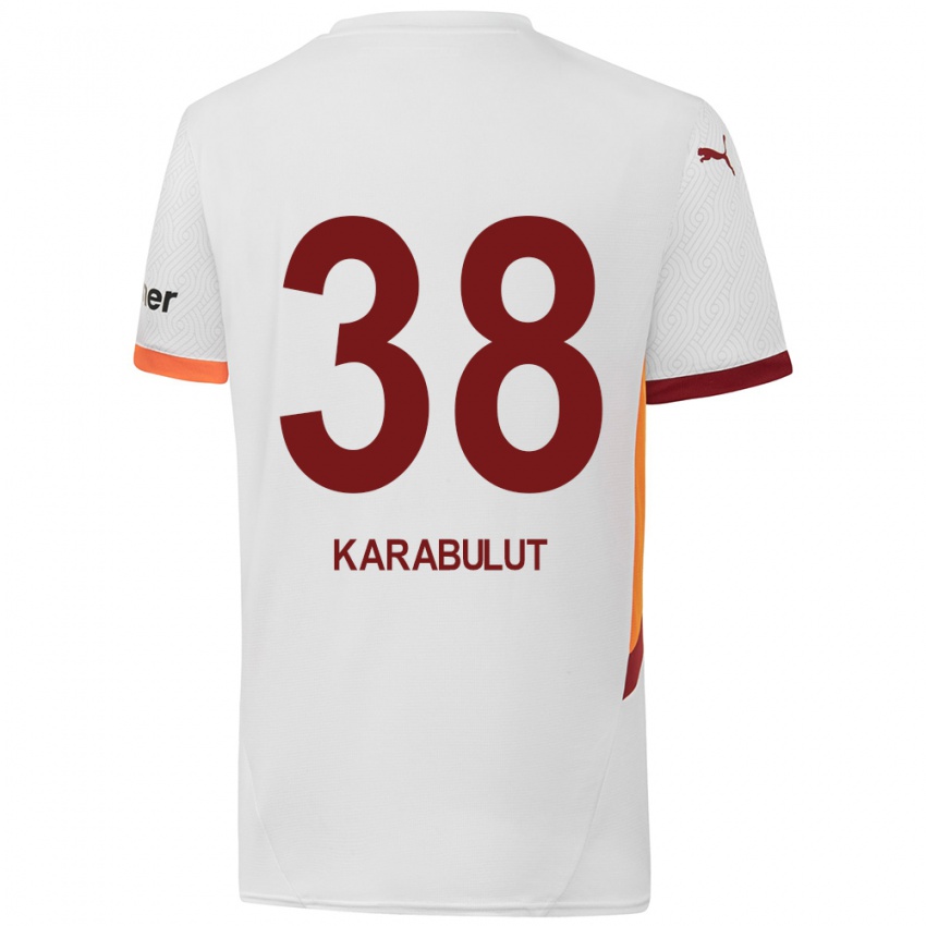 Kinder Arzu Karabulut #38 Weiß Gelb Rot Auswärtstrikot Trikot 2024/25 T-Shirt Österreich