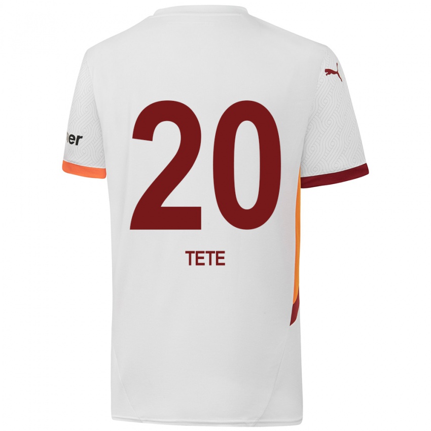 Kinder Tete #20 Weiß Gelb Rot Auswärtstrikot Trikot 2024/25 T-Shirt Österreich