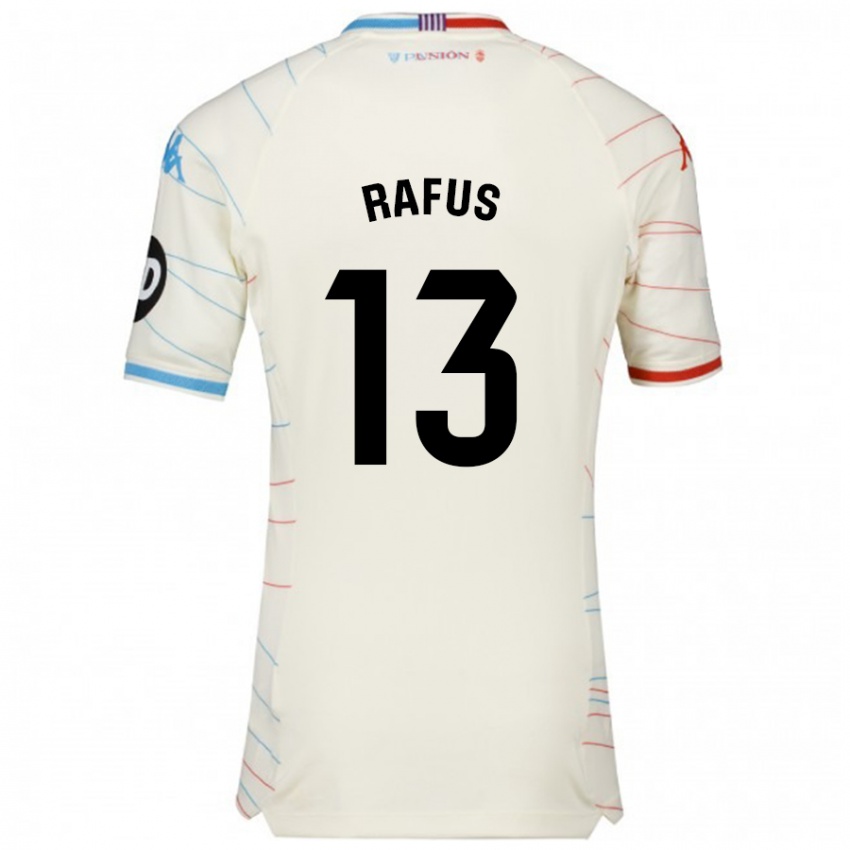 Kinder Arnau Rafus #13 Weiß Rot Blau Auswärtstrikot Trikot 2024/25 T-Shirt Österreich