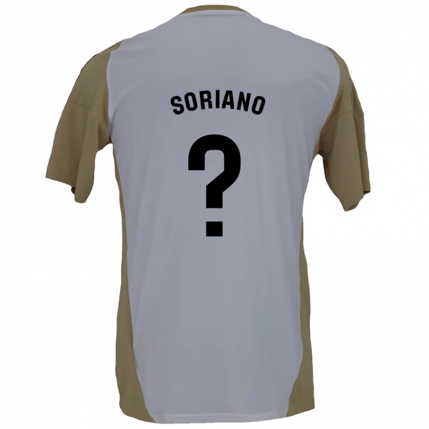 Kinder Adrián Soriano #0 Braunweiß Auswärtstrikot Trikot 2024/25 T-Shirt Österreich