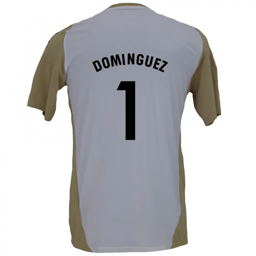 Kinder Iago Domínguez #1 Braunweiß Auswärtstrikot Trikot 2024/25 T-Shirt Österreich