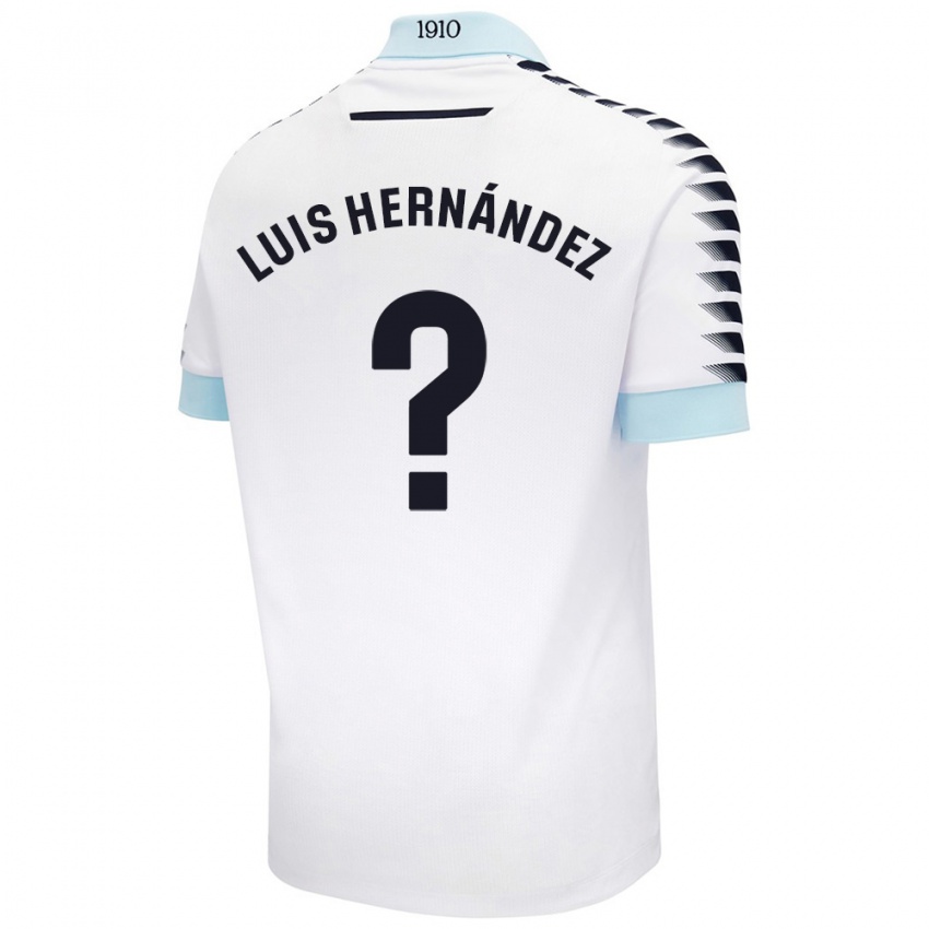 Kinder Luis Hernández #0 Weiß Blau Auswärtstrikot Trikot 2024/25 T-Shirt Österreich