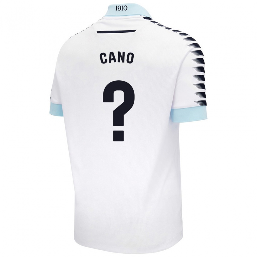 Kinder Rubén Cano #0 Weiß Blau Auswärtstrikot Trikot 2024/25 T-Shirt Österreich