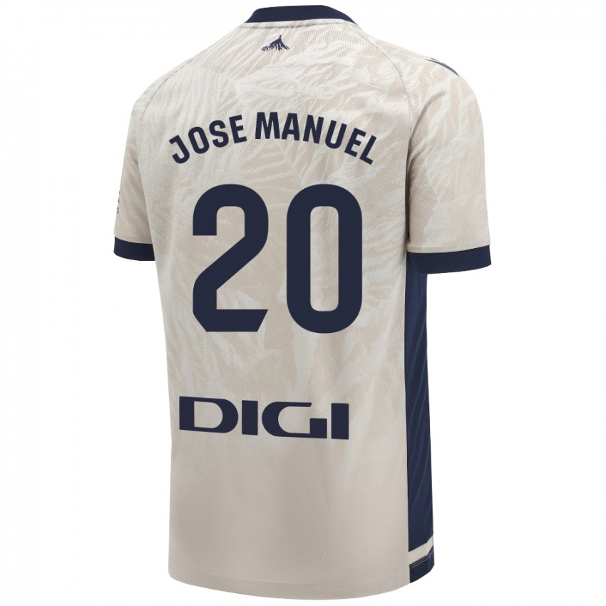 Kinder José Manuel Arnáiz #20 Hellgrau Auswärtstrikot Trikot 2024/25 T-Shirt Österreich