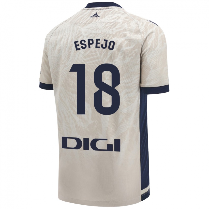 Kinder Diego Espejo #18 Hellgrau Auswärtstrikot Trikot 2024/25 T-Shirt Österreich