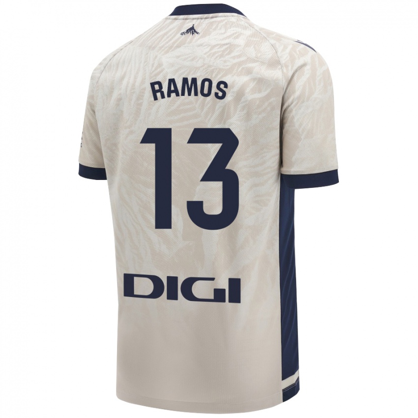 Kinder Darío Ramos #13 Hellgrau Auswärtstrikot Trikot 2024/25 T-Shirt Österreich