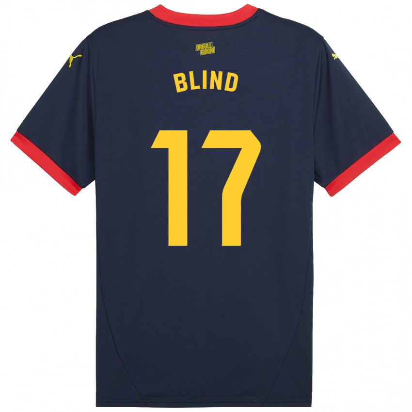 Kinder Daley Blind #17 Marinerot Auswärtstrikot Trikot 2024/25 T-Shirt Österreich