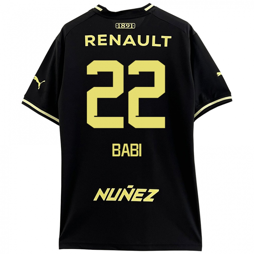 Kinder Matheus Babi #22 Schwarz Gelb Auswärtstrikot Trikot 2024/25 T-Shirt Österreich