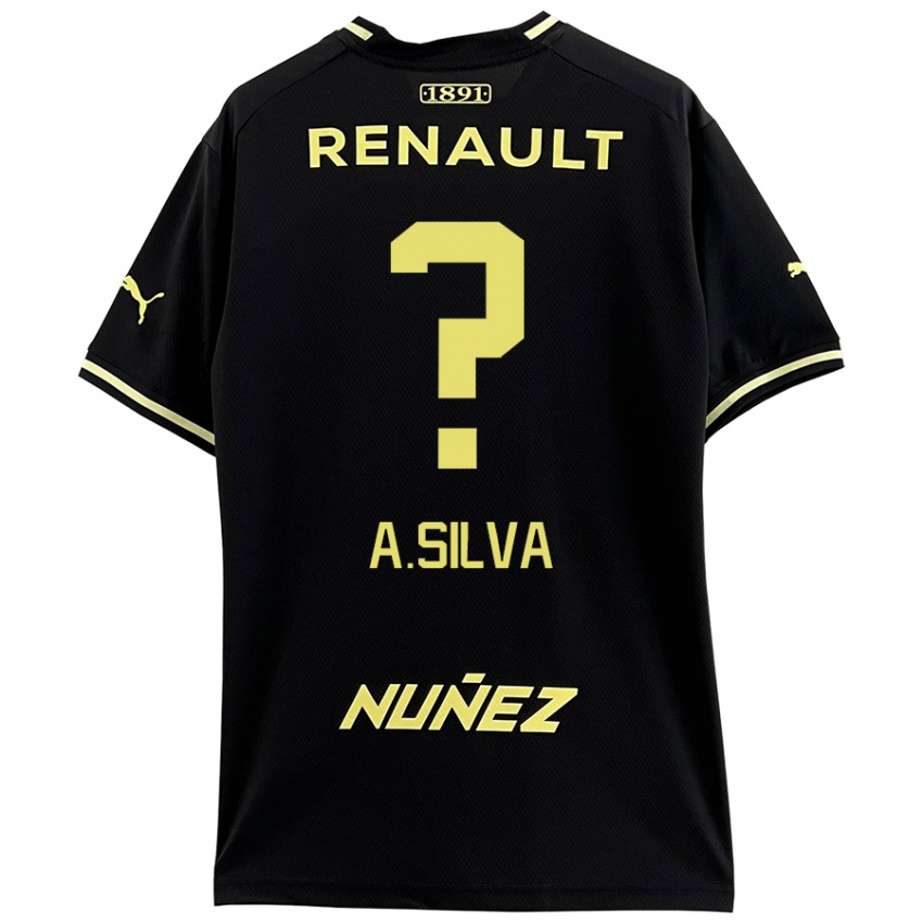 Kinder Ademir Silva #0 Schwarz Gelb Auswärtstrikot Trikot 2024/25 T-Shirt Österreich