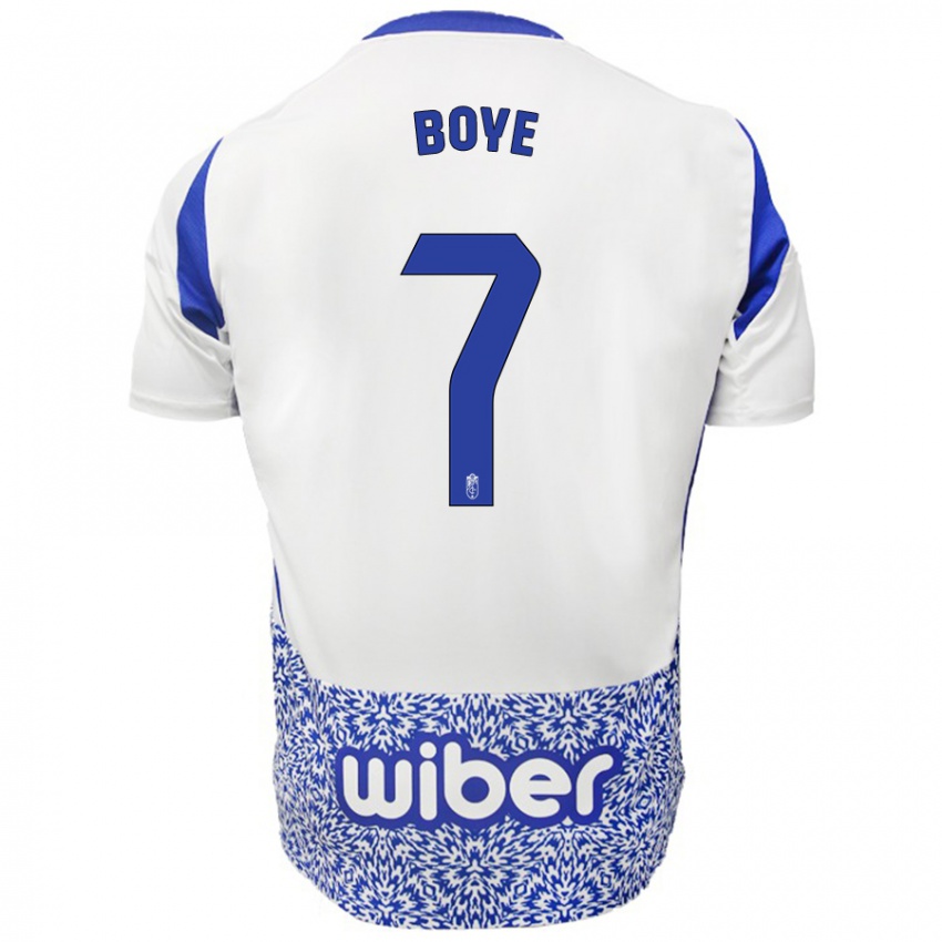 Kinder Lucas Boyé #7 Weiß Blau Auswärtstrikot Trikot 2024/25 T-Shirt Österreich