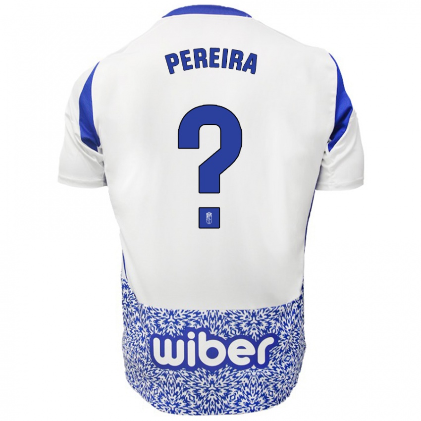 Kinder João Pereira #0 Weiß Blau Auswärtstrikot Trikot 2024/25 T-Shirt Österreich