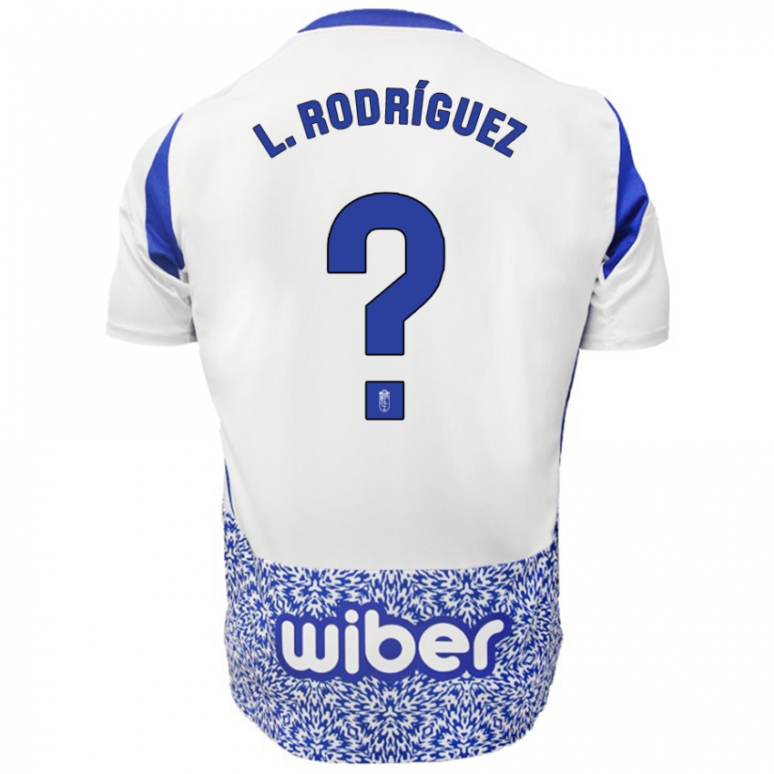 Kinder Iker López Rodríguez #0 Weiß Blau Auswärtstrikot Trikot 2024/25 T-Shirt Österreich