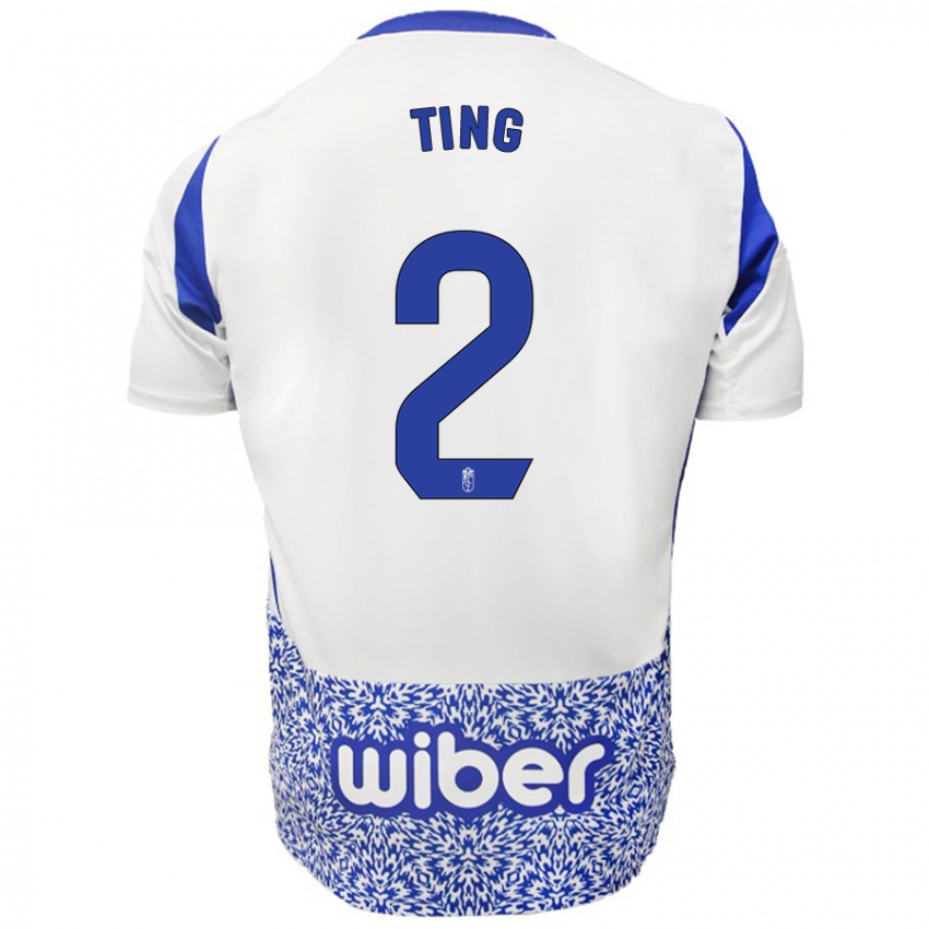 Kinder Xie Ting #2 Weiß Blau Auswärtstrikot Trikot 2024/25 T-Shirt Österreich