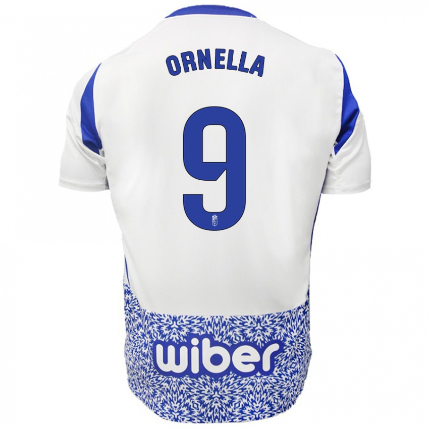 Kinder Ornella María Vignola Cabot #9 Weiß Blau Auswärtstrikot Trikot 2024/25 T-Shirt Österreich