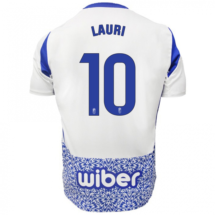 Kinder Lauri #10 Weiß Blau Auswärtstrikot Trikot 2024/25 T-Shirt Österreich