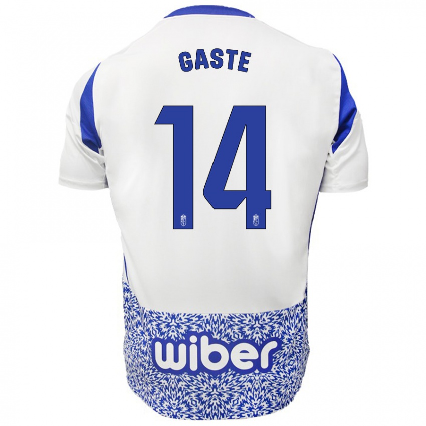 Kinder Gaste #14 Weiß Blau Auswärtstrikot Trikot 2024/25 T-Shirt Österreich