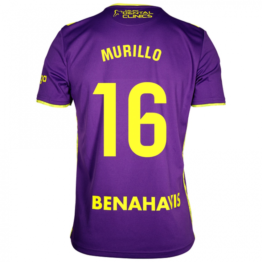 Kinder Diego Murillo #16 Lila Gelb Auswärtstrikot Trikot 2024/25 T-Shirt Österreich