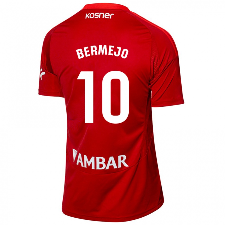 Kinder Sergio Bermejo #10 Weiß Blau Auswärtstrikot Trikot 2024/25 T-Shirt Österreich