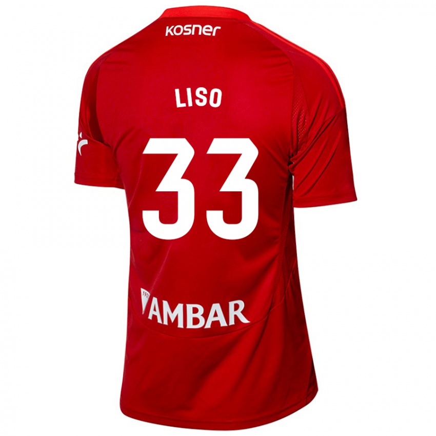 Kinder Adrián Liso #33 Weiß Blau Auswärtstrikot Trikot 2024/25 T-Shirt Österreich