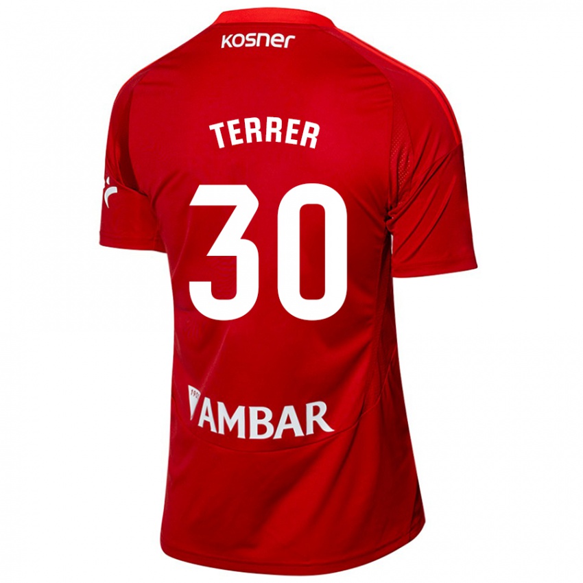 Kinder Lucas Terrer #30 Weiß Blau Auswärtstrikot Trikot 2024/25 T-Shirt Österreich