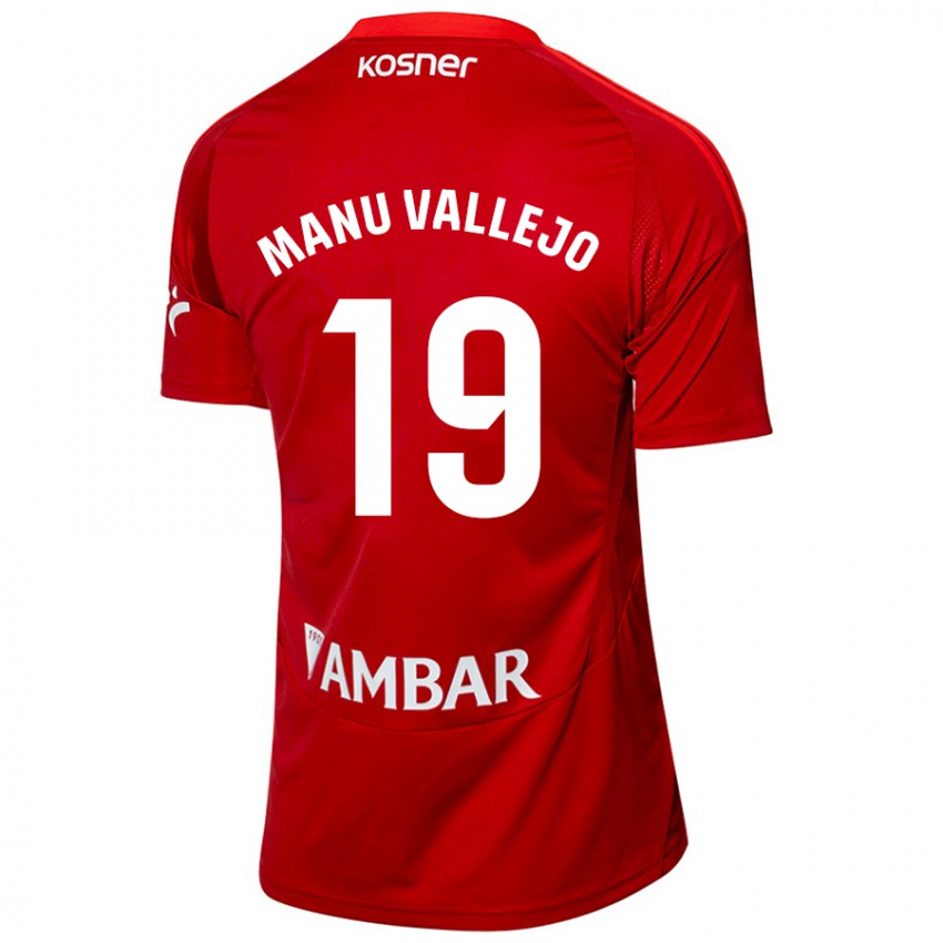 Kinder Manu Vallejo #19 Weiß Blau Auswärtstrikot Trikot 2024/25 T-Shirt Österreich