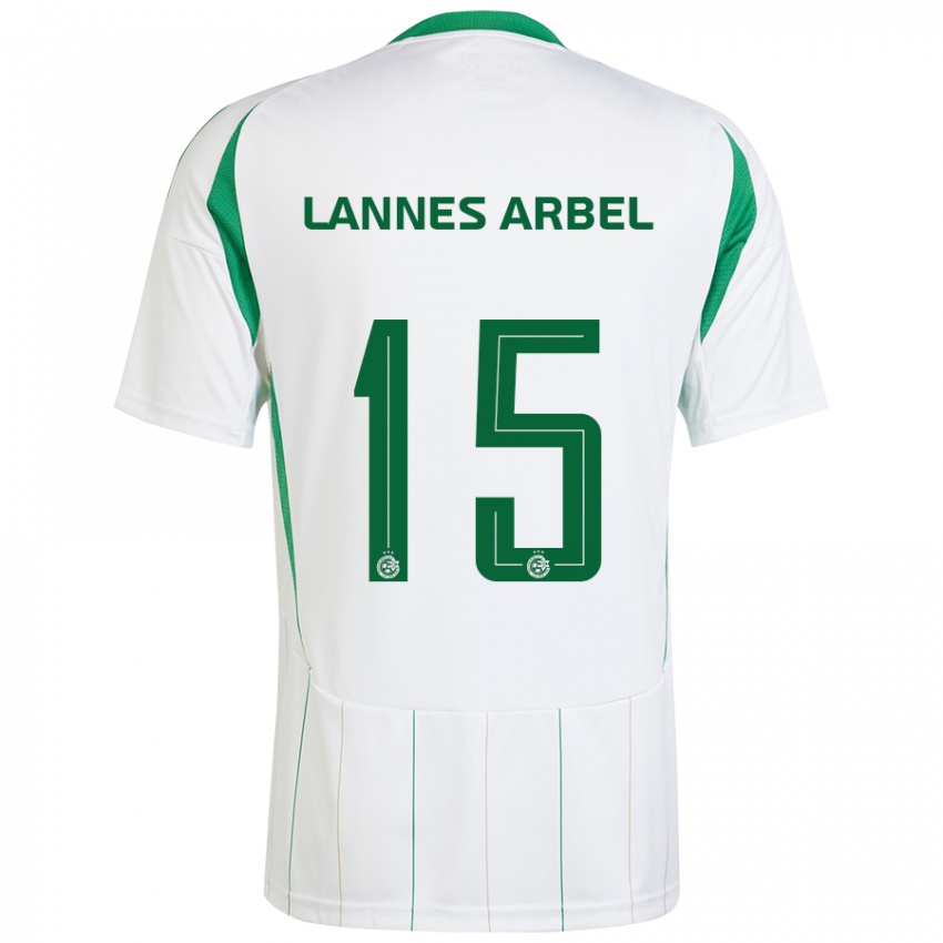 Kinder Tomer Lannes Arbel #15 Weiß Grün Auswärtstrikot Trikot 2024/25 T-Shirt Österreich