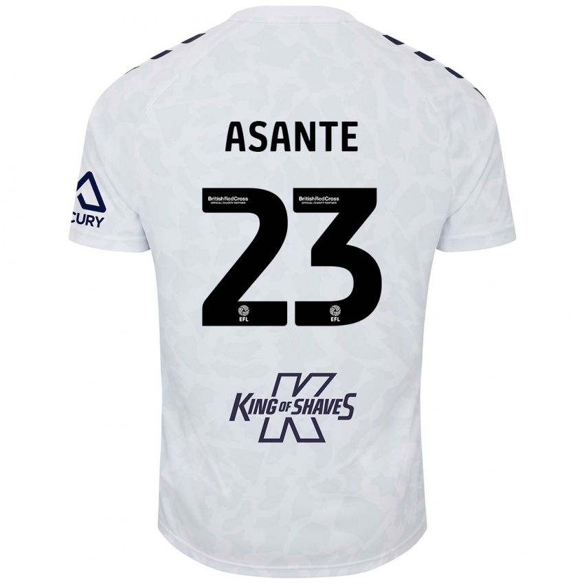 Kinder Brandon Thomas-Asante #23 Weiß Auswärtstrikot Trikot 2024/25 T-Shirt Österreich