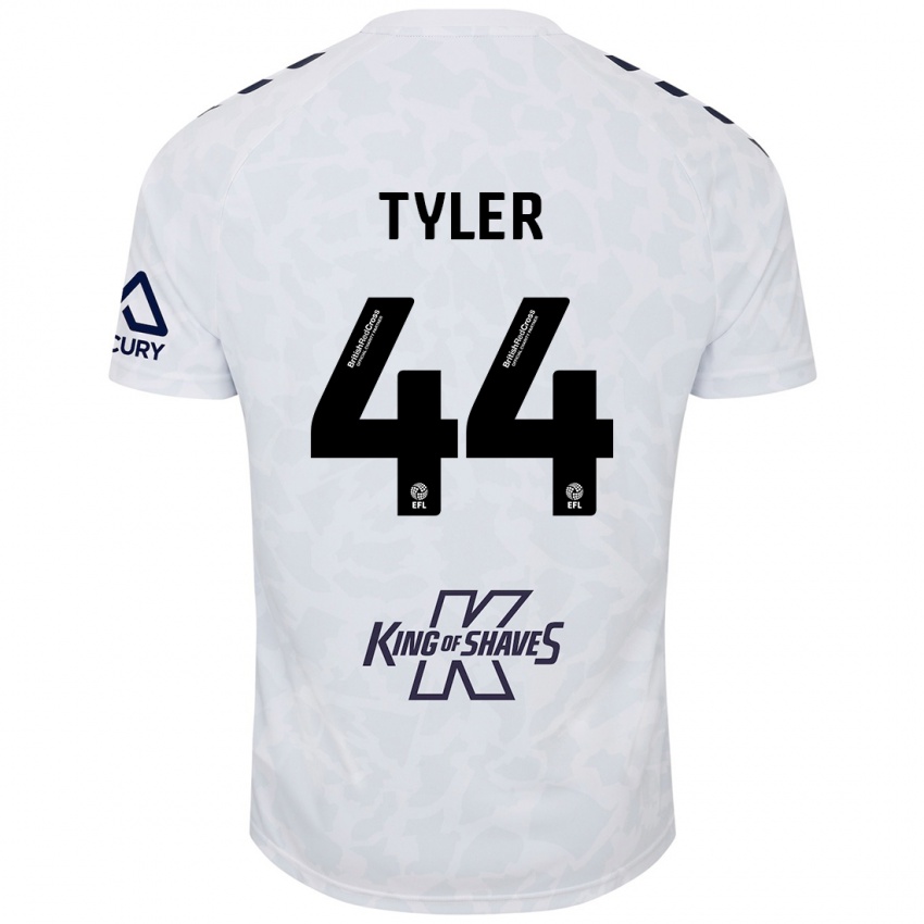 Kinder Cian Tyler #44 Weiß Auswärtstrikot Trikot 2024/25 T-Shirt Österreich