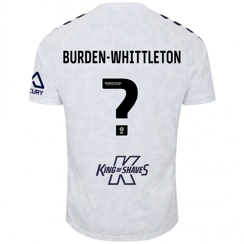 Kinder Charlie Burden-Whittleton #0 Weiß Auswärtstrikot Trikot 2024/25 T-Shirt Österreich