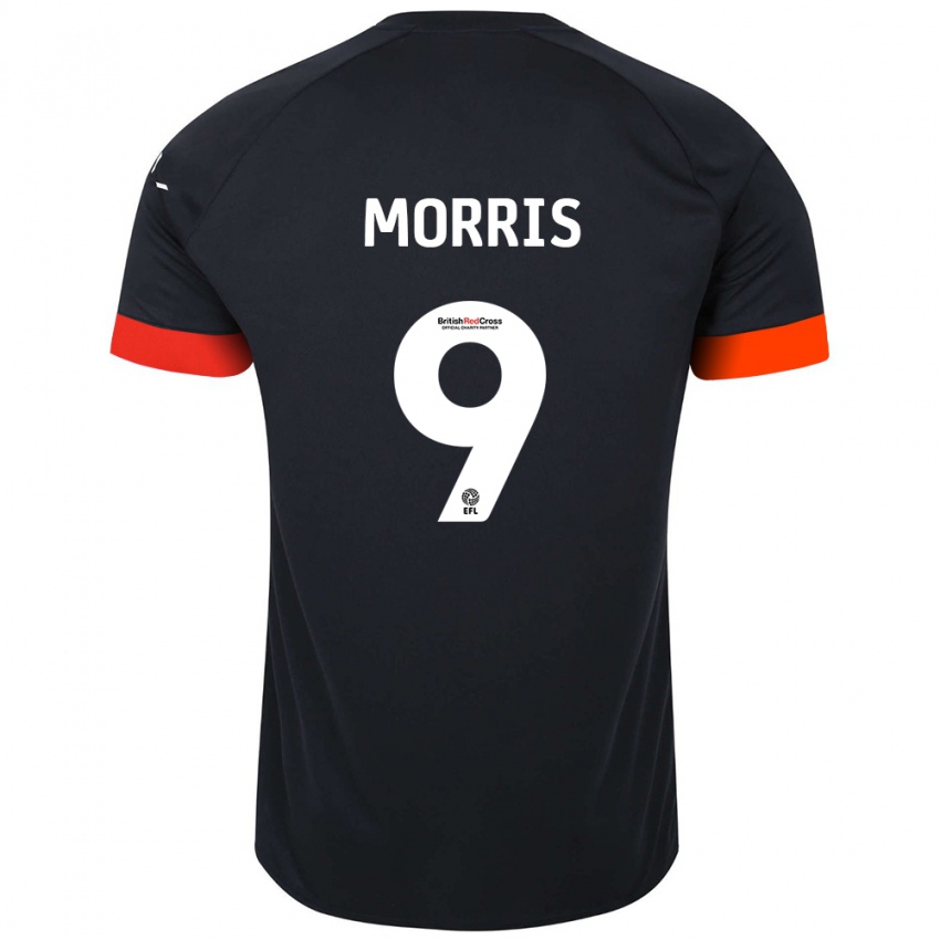 Kinder Carlton Morris #9 Schwarz Orange Auswärtstrikot Trikot 2024/25 T-Shirt Österreich