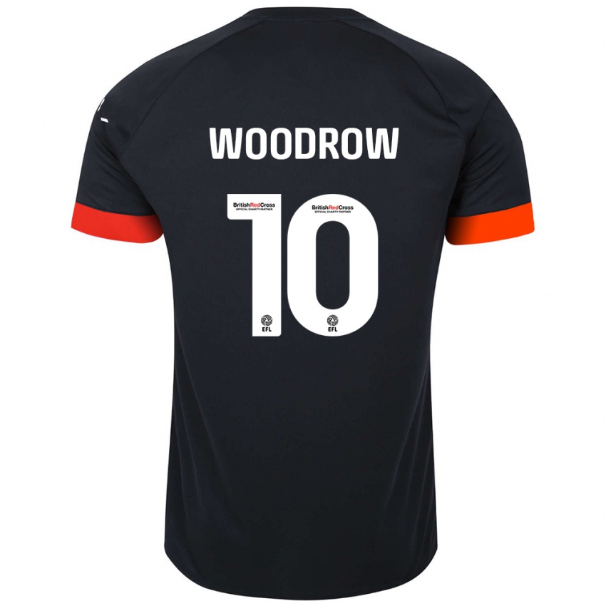 Kinder Cauley Woodrow #10 Schwarz Orange Auswärtstrikot Trikot 2024/25 T-Shirt Österreich