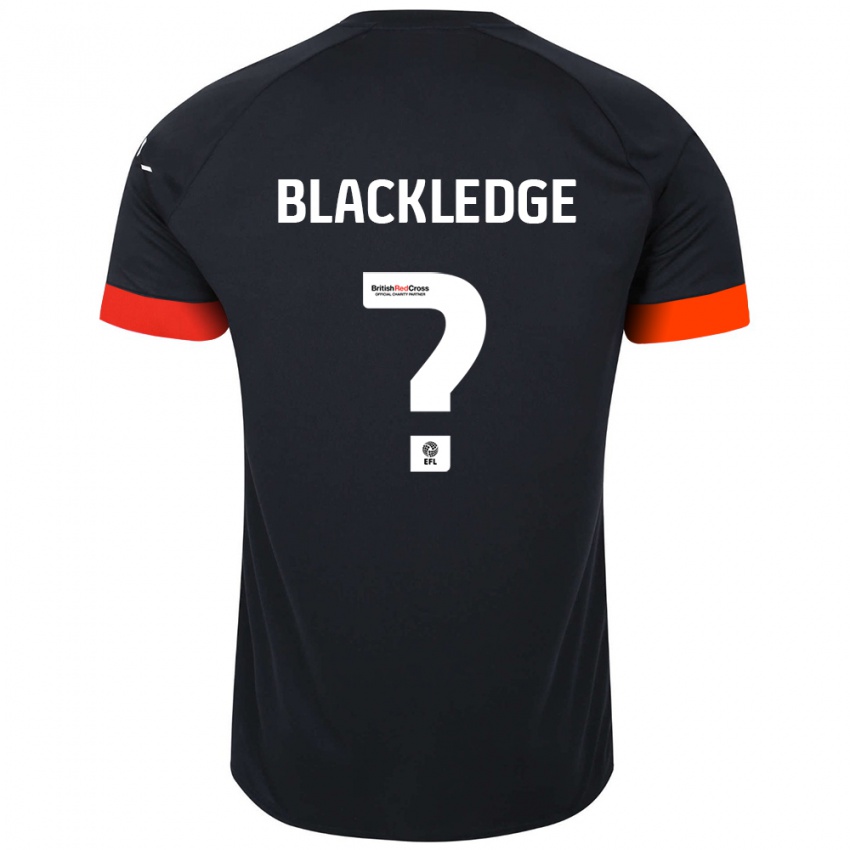 Kinder Henry Blackledge #0 Schwarz Orange Auswärtstrikot Trikot 2024/25 T-Shirt Österreich