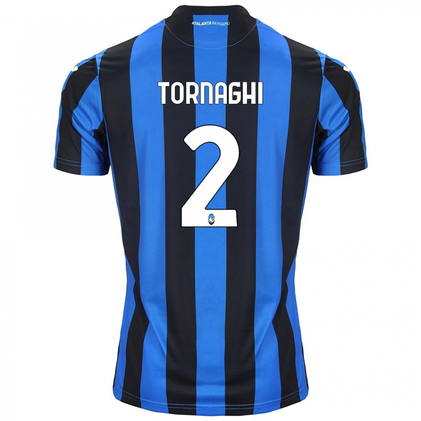 Herren Pietro Tornaghi #2 Blau Schwarz Heimtrikot Trikot 2024/25 T-Shirt Österreich