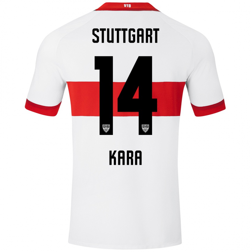 Herren Semih Kara #14 Weiß Rot Heimtrikot Trikot 2024/25 T-Shirt Österreich