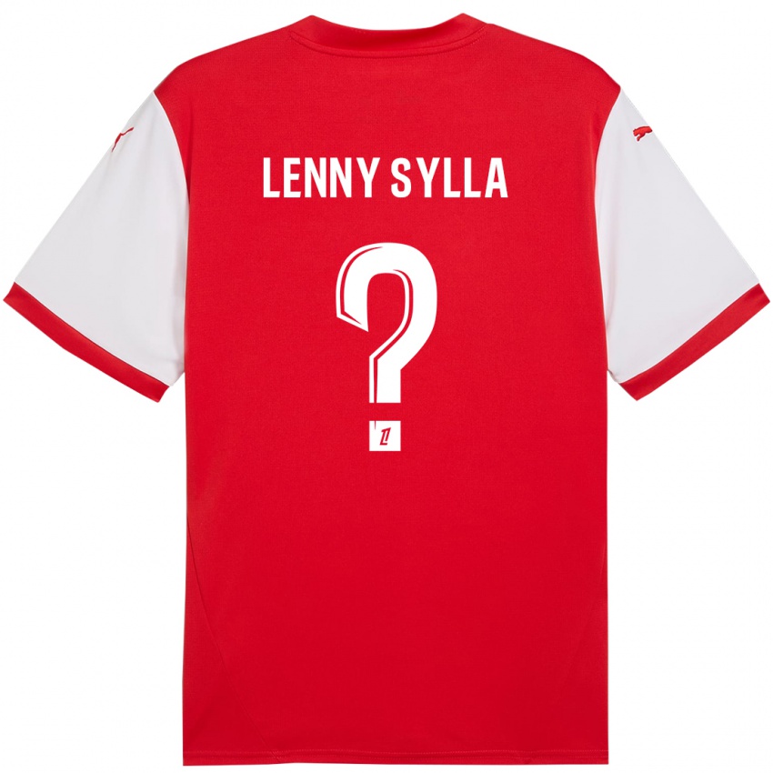 Herren Lenny Sylla #0 Rot Weiß Heimtrikot Trikot 2024/25 T-Shirt Österreich