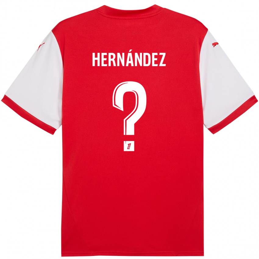 Herren Melvin Hernández #0 Rot Weiß Heimtrikot Trikot 2024/25 T-Shirt Österreich