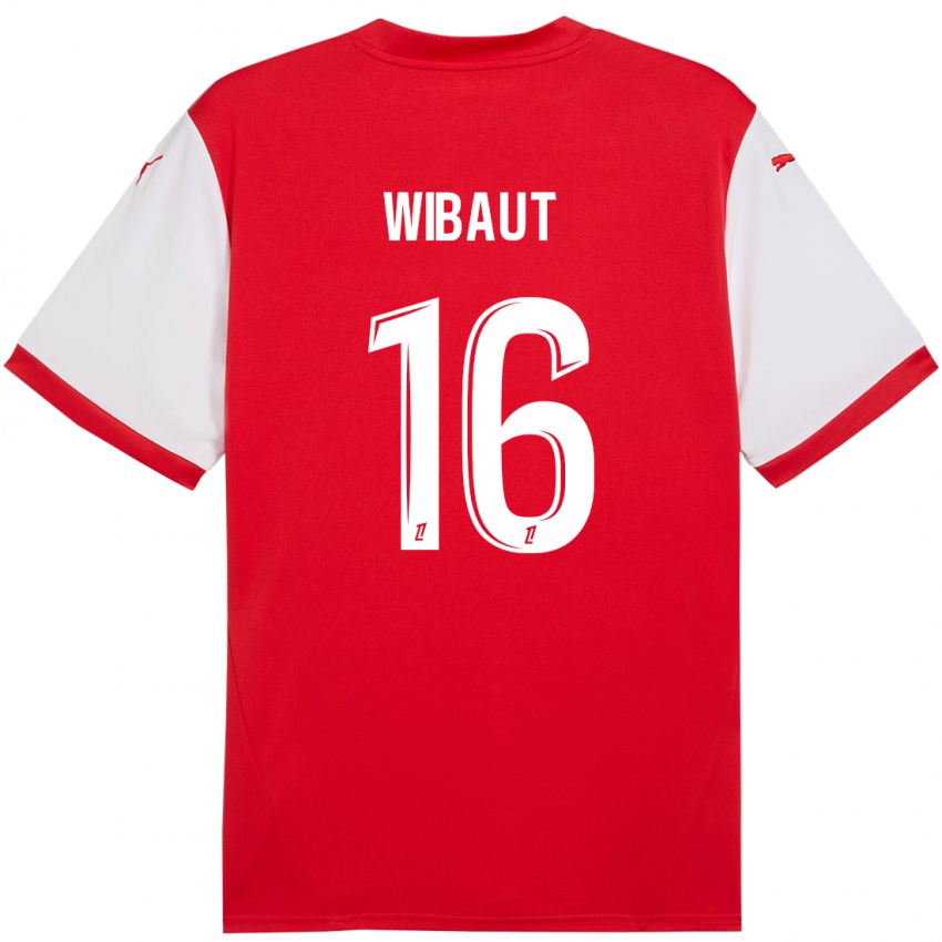 Herren Clara Wibaut #16 Rot Weiß Heimtrikot Trikot 2024/25 T-Shirt Österreich