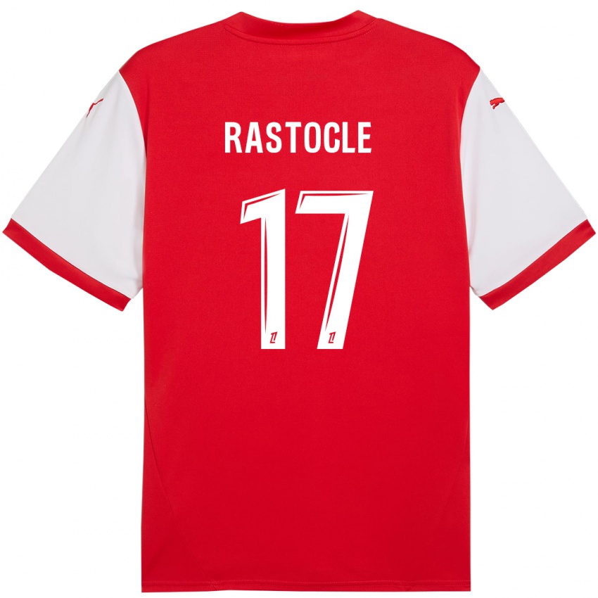 Herren Jade Rastocle #17 Rot Weiß Heimtrikot Trikot 2024/25 T-Shirt Österreich