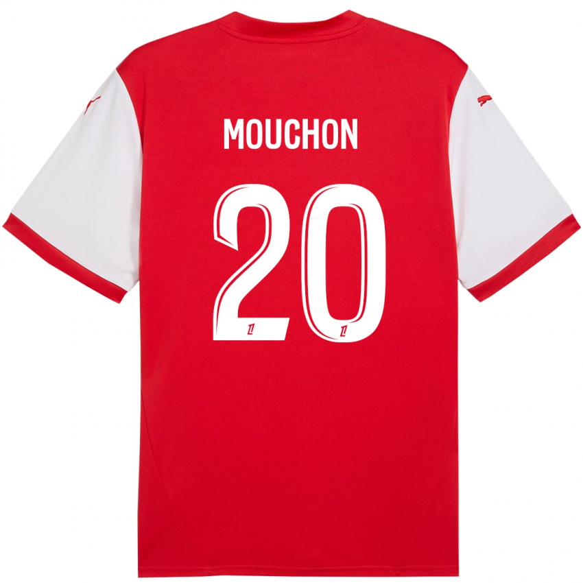 Herren Noemie Mouchon #20 Rot Weiß Heimtrikot Trikot 2024/25 T-Shirt Österreich